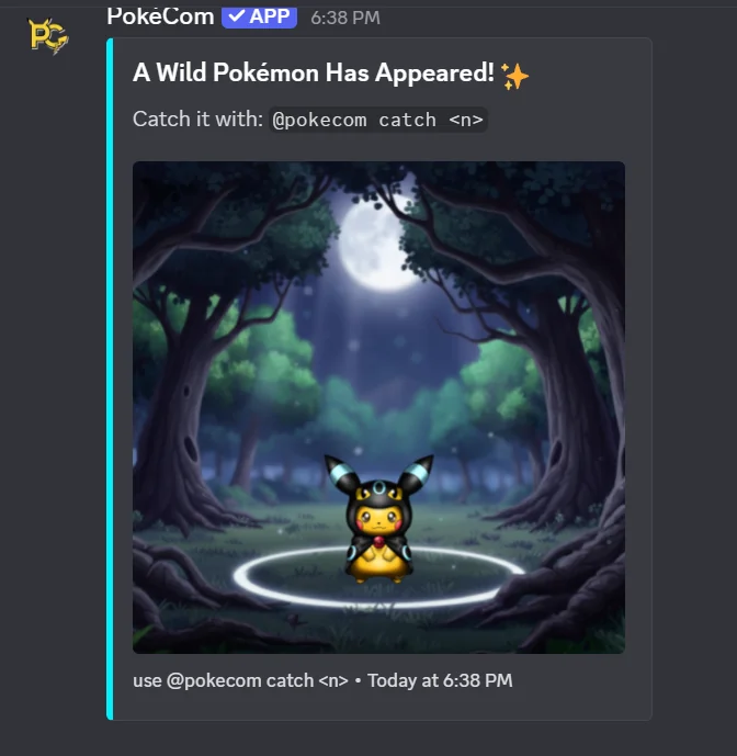 PokeCom Pokémon catching